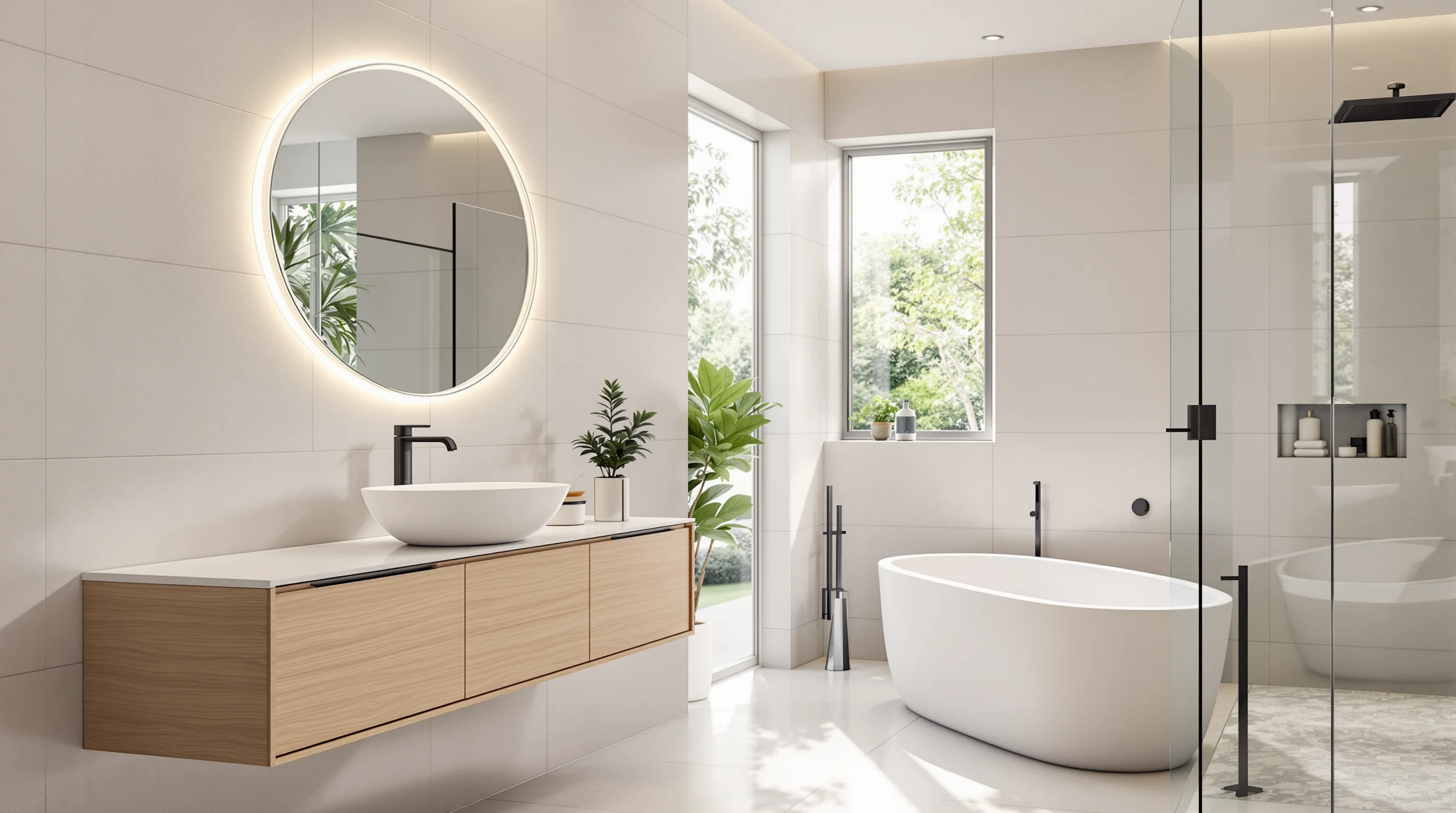Baños modernos: las tendencias más destacadas para renovar el baño en 2025