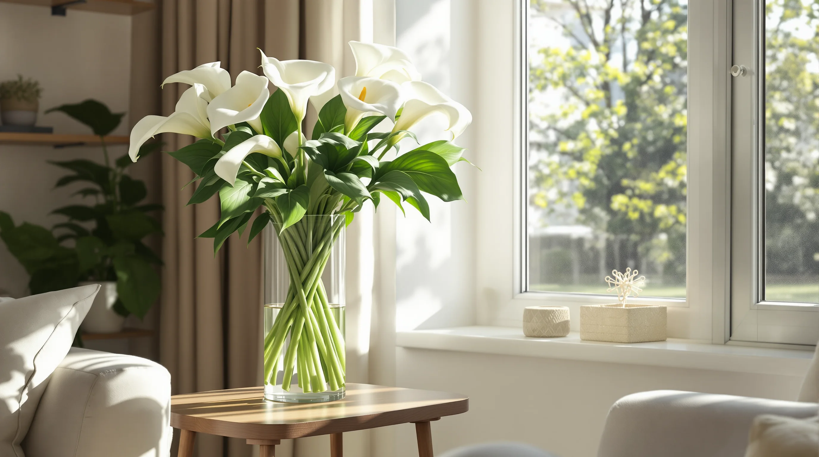 Calas flores: los cuidados esenciales para un interior elegante y saludable