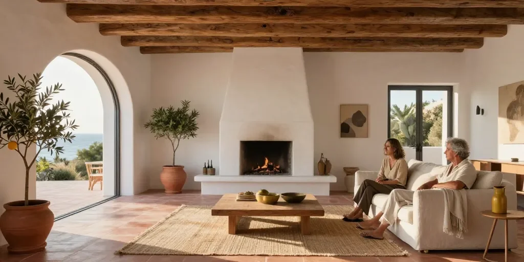 Casa Estilo Mediterráneo Moderno: La Paleta, Materiales Y Distribución Para Inspirar