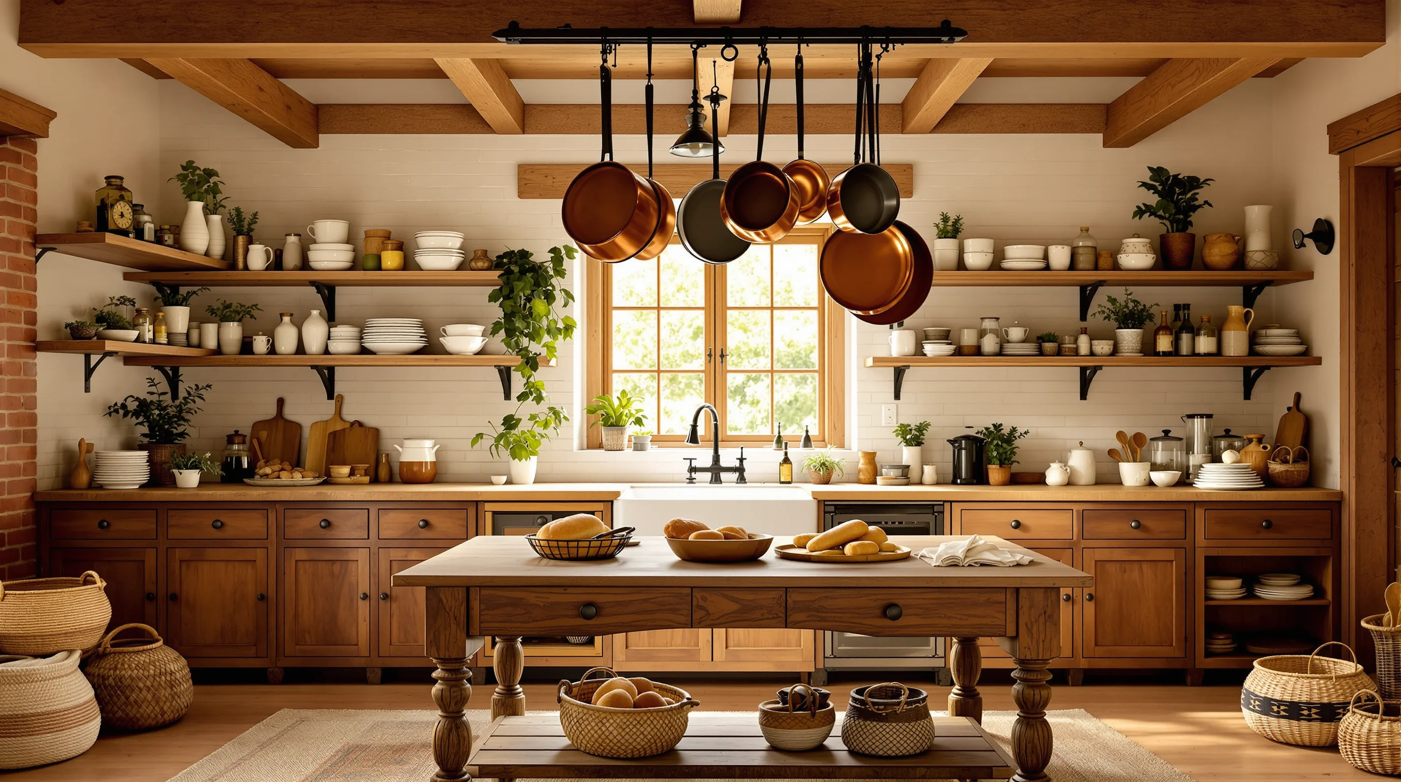 Cocina rústica: los 9 elementos que transforman el ambiente de tu hogar
