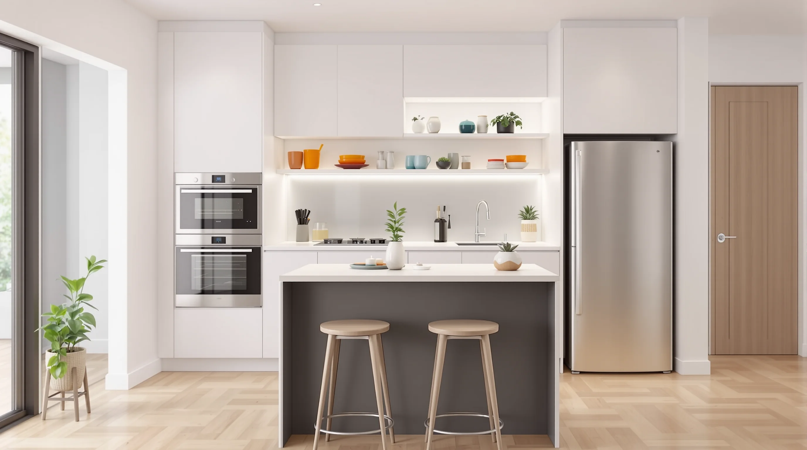 Cocinas pequeñas: las 9 soluciones para ganar espacio y funcionalidad