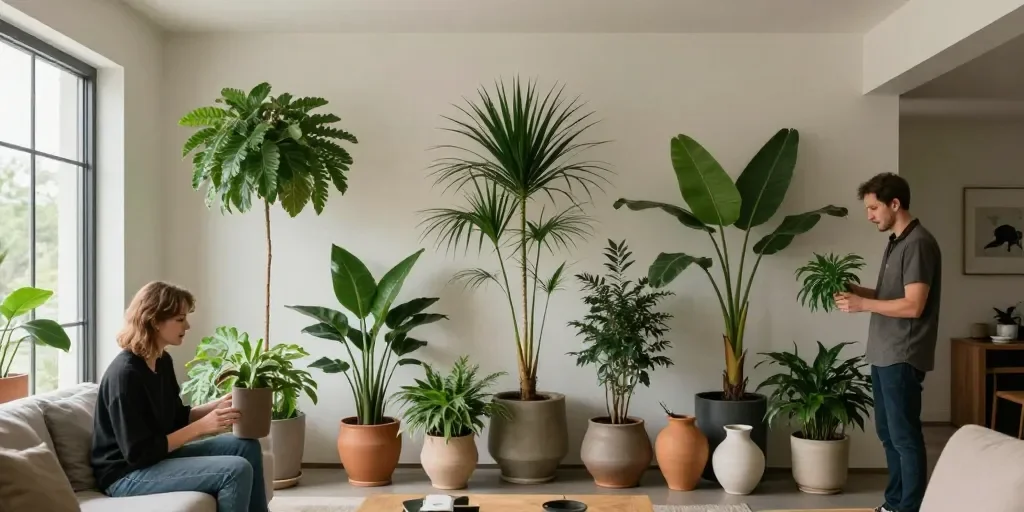 Cómo decorar con plantas: la composición visual que transformará tu hogar sin seguir las reglas tradicionales
