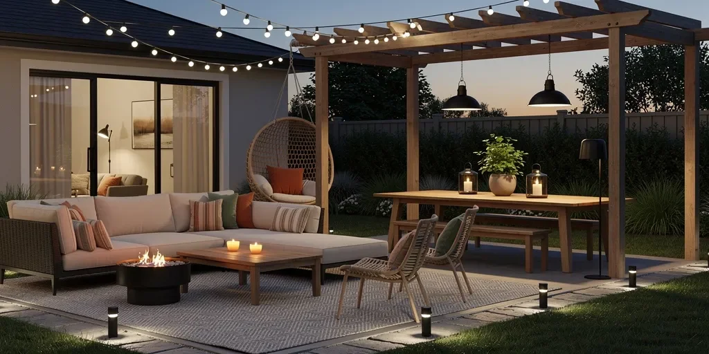 Decoración de patios exteriores: las 10 ideas prácticas para muebles e iluminación