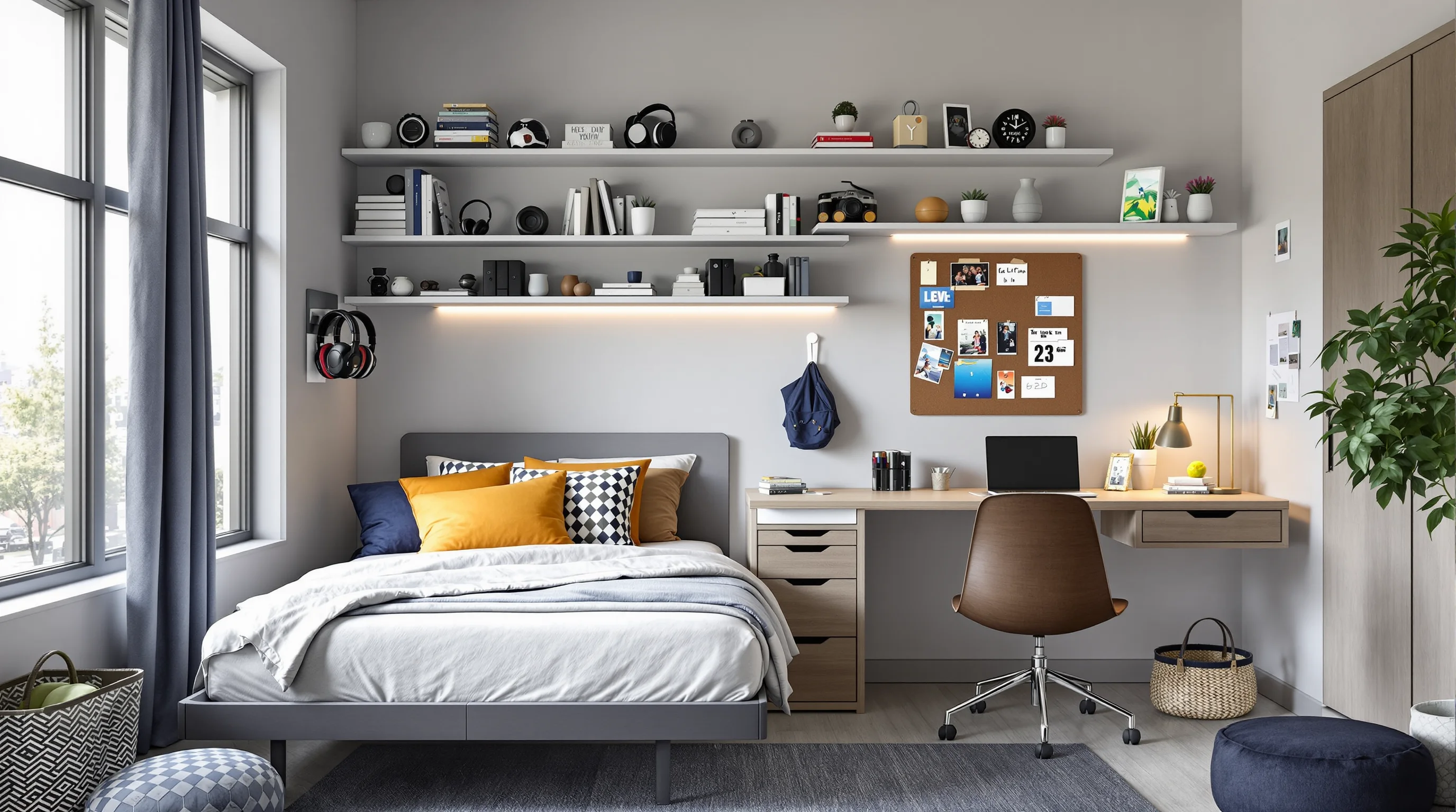 Habitaciones adolescentes chicos: 10 ideas prácticas para un espacio funcional y moderno