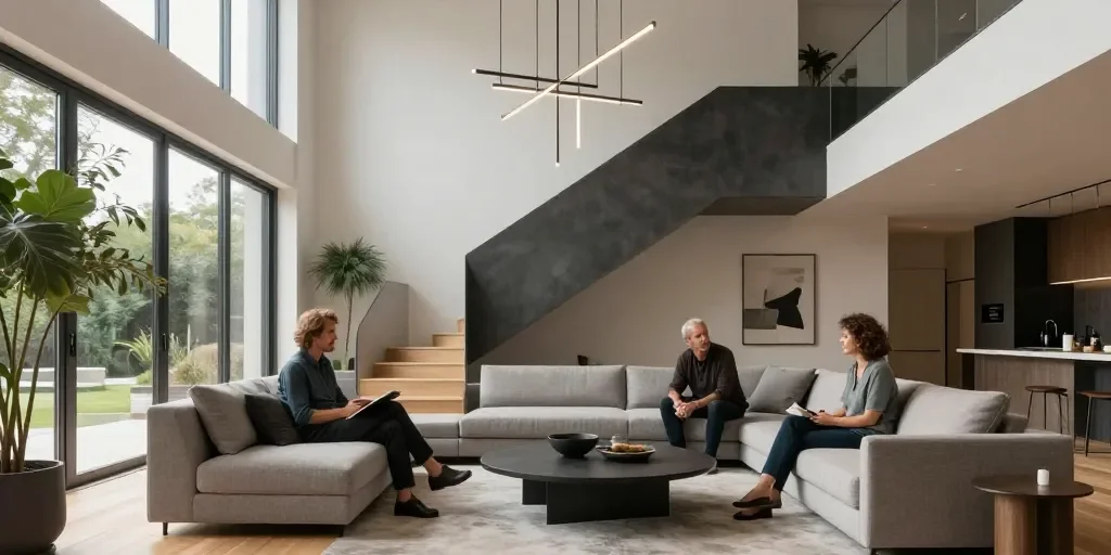 Salón Doble Altura Modernas: Las 10 Ideas Para Decorar Con Estilo